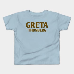 greta thunberg hero_tshirt Kids T-Shirt